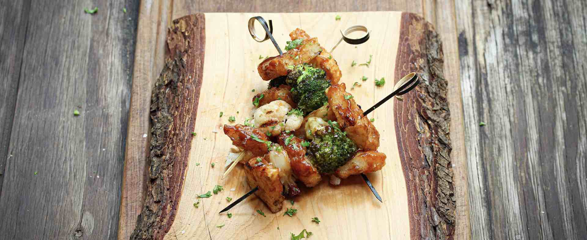 Veg & Hash Brown Skewers