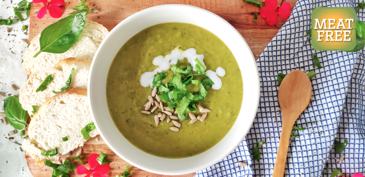 Green Pea & Coconut Soup