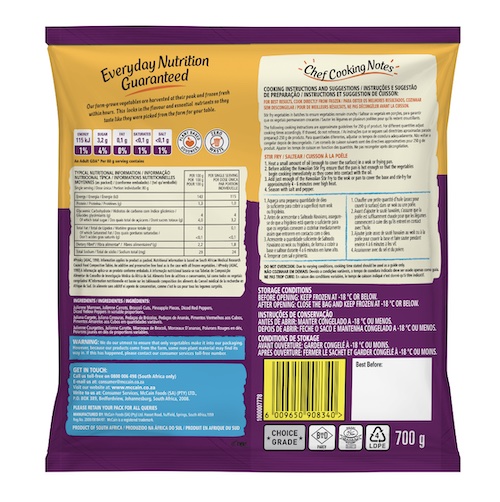 Hawaiian Stir Fry 700g & 250g Back Pack photo