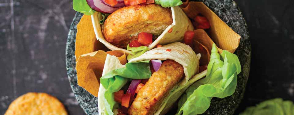 Aloo Tikki Wraps