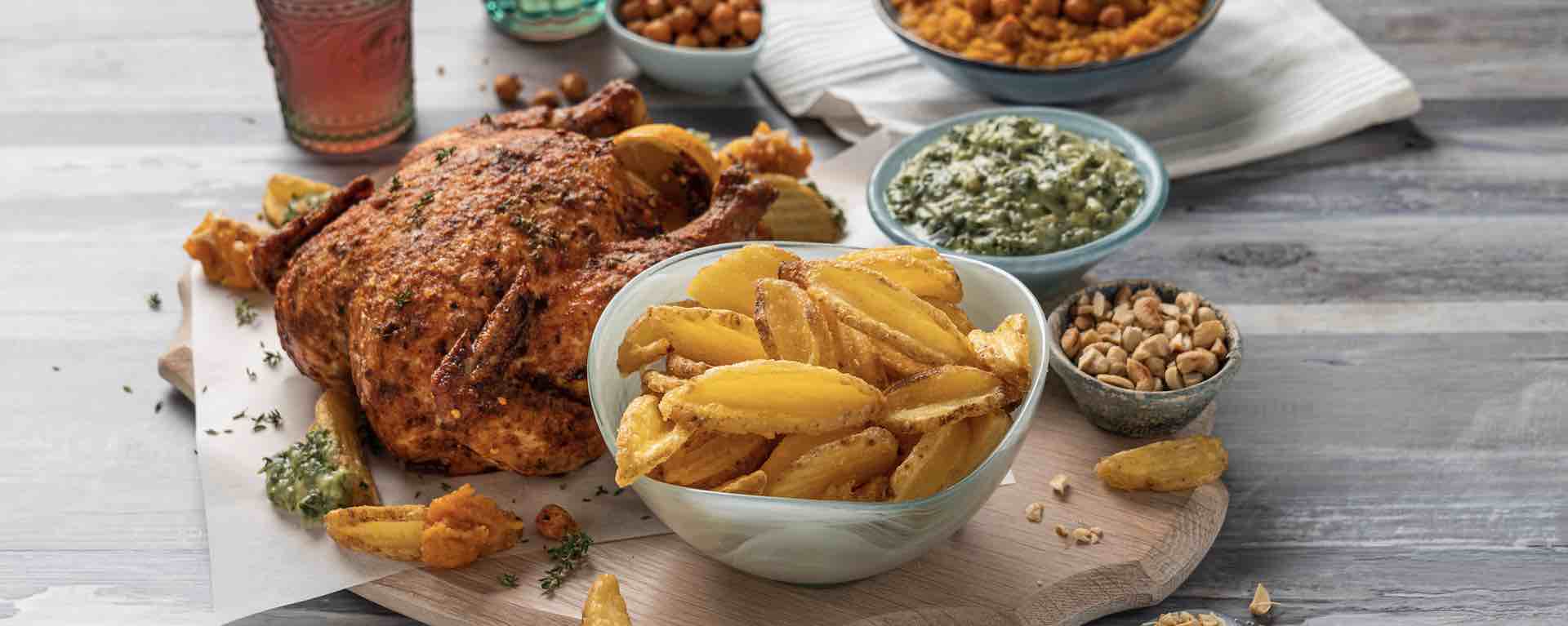 Roast Chicken & Crispers