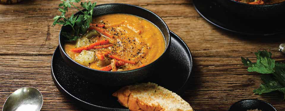 Chunky Sweet Potato And Carrot Soup