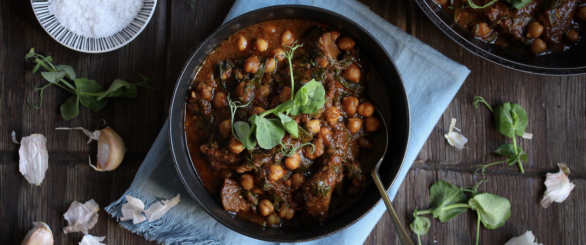 Moroccan Beef  & Spinach Stew