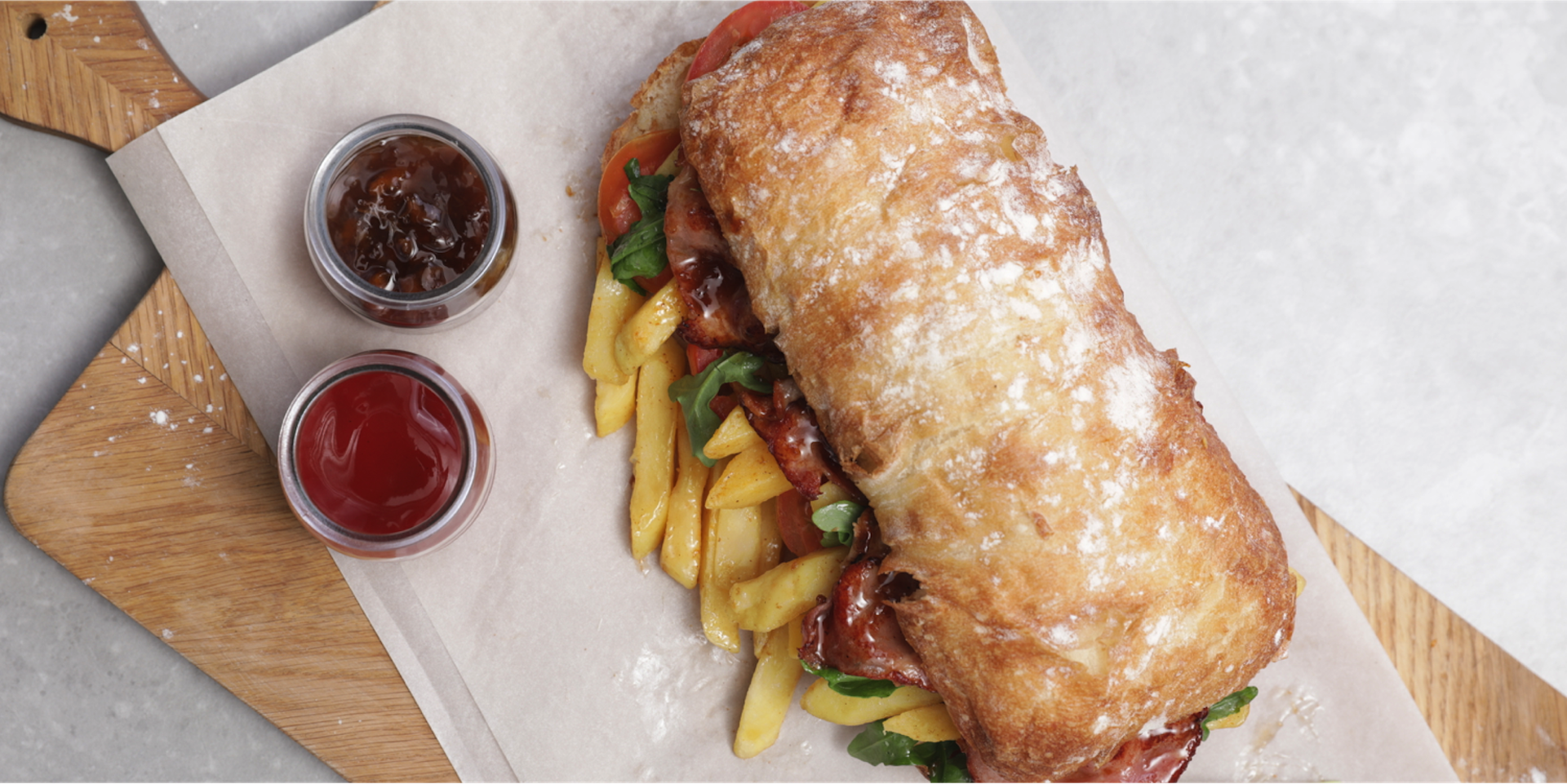 Bacon & Stir Fry Gatsby