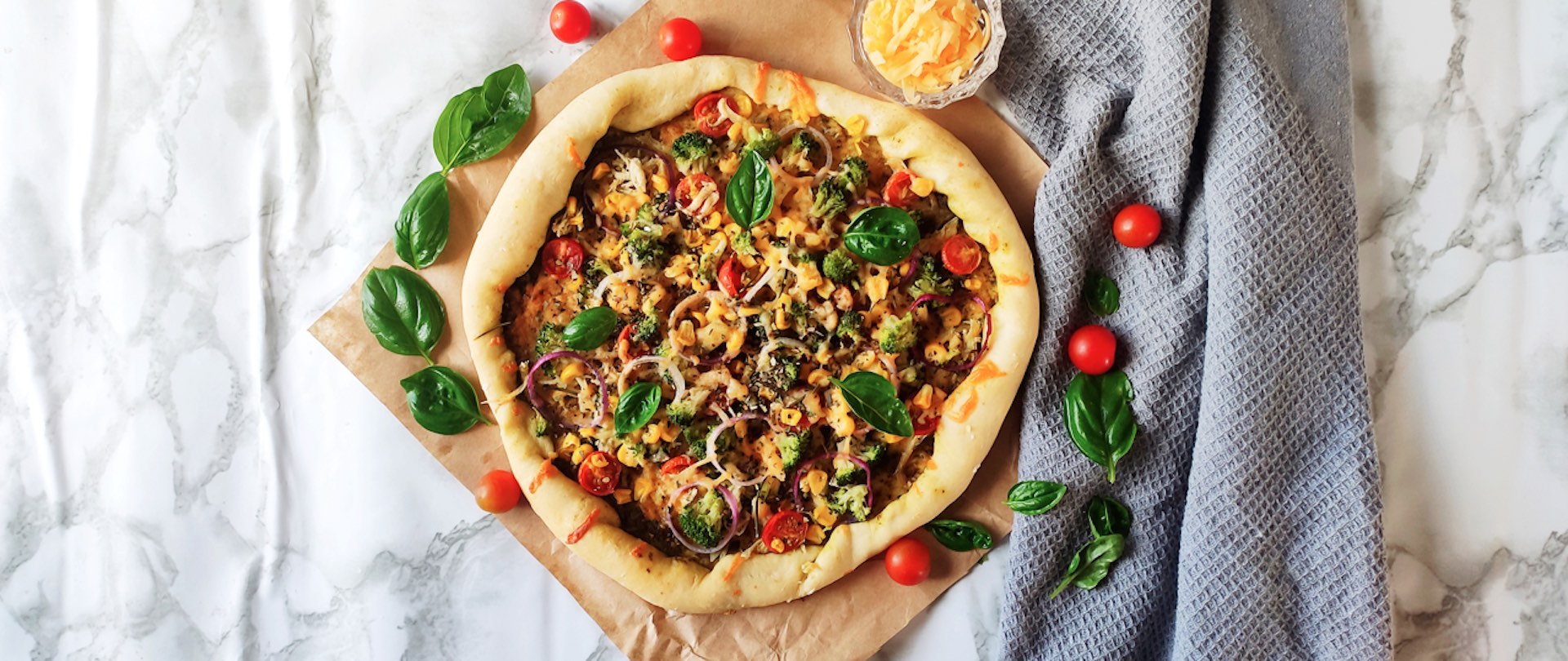 Chicken & Broccoli Pizza