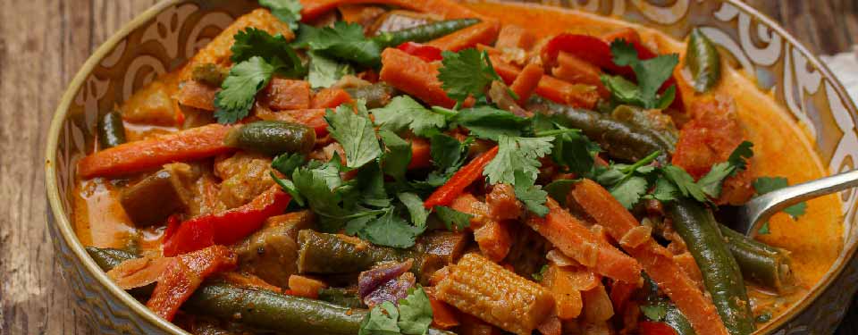Thai Red Veg Curry Stir Fry