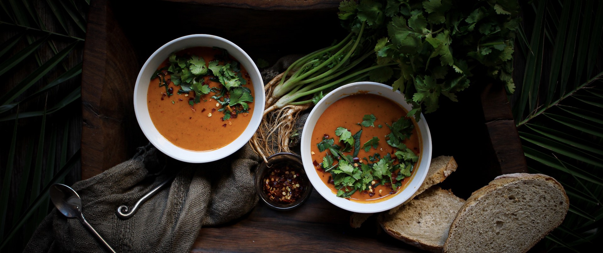 Spicy Pumpkin & Coconut Soup
