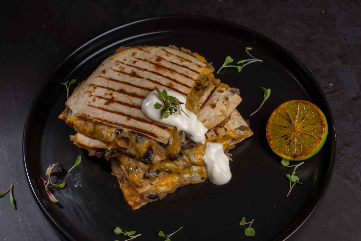 Sweet Potato and Black Bean Quesadillas