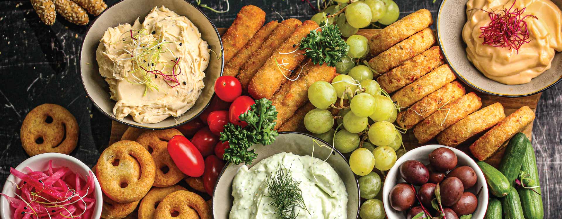 Cheesy Dip Smile Sharing Board