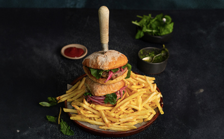 Chimichurri Steak Sandwich with McCain Shoestring Fries