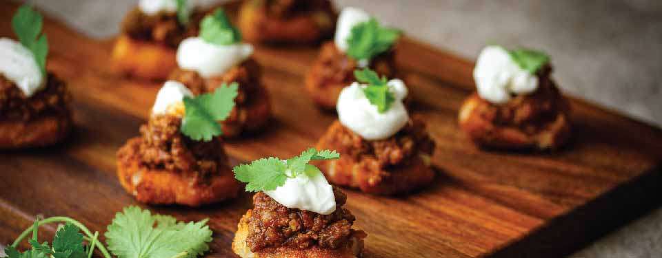 Chilli Con Carne Potato Shotz