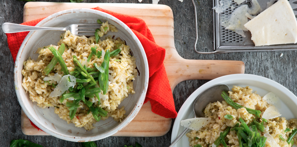 Green Bean & Risotto Rice Salad
