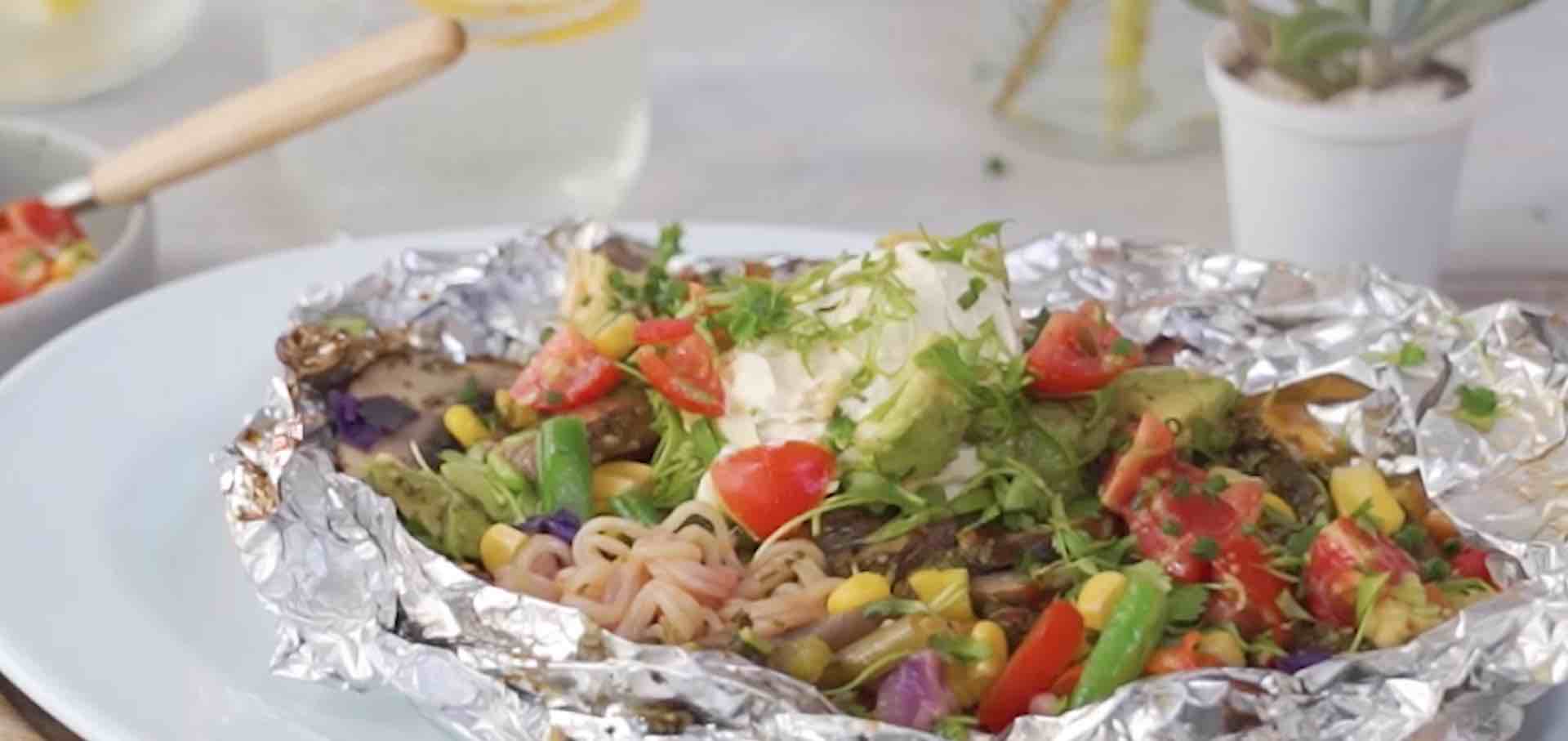 Mexican Mushroom Foil Pack