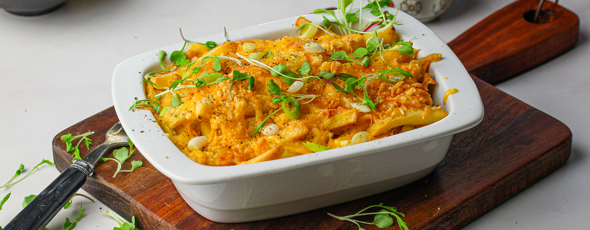 Cheesy Garlic Chip Bake
