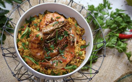 Burmese Prawns & Savoury Rice