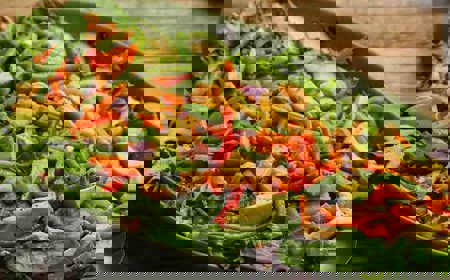 Avo And Stir Fry Salad