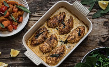 Creamy Sage Chicken Fillets