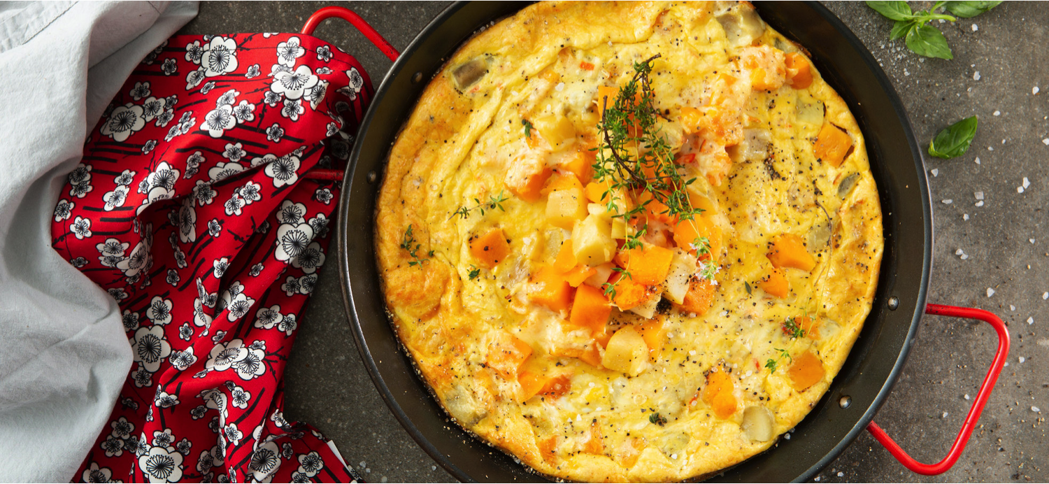 Butternut & Sweet  Potato Frittata