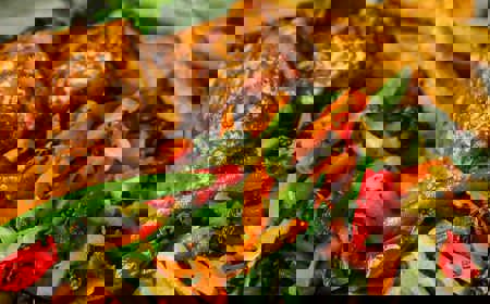 Roasted Peri Chicken With Stir Fry Veg