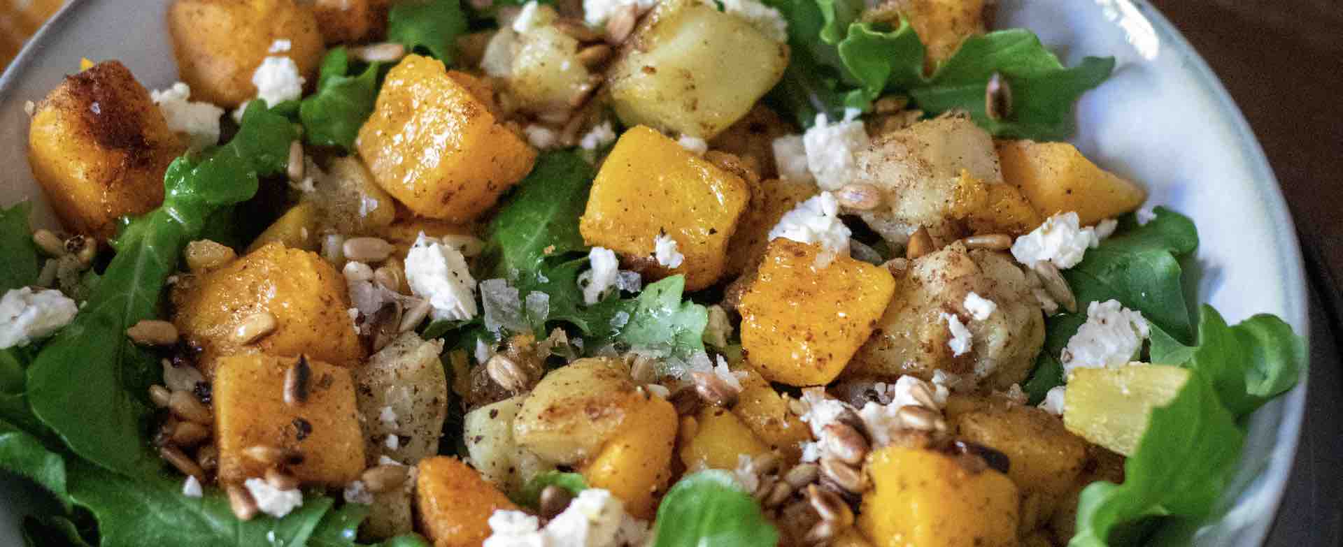 Roasted Butternut & Sweet Potato Salad