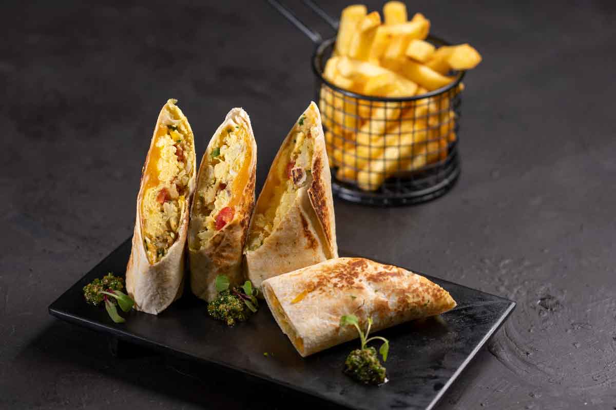 Cauliflower Breakfast Wrap