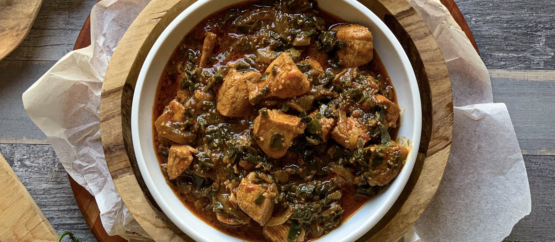 Spinach & Chicken Masala