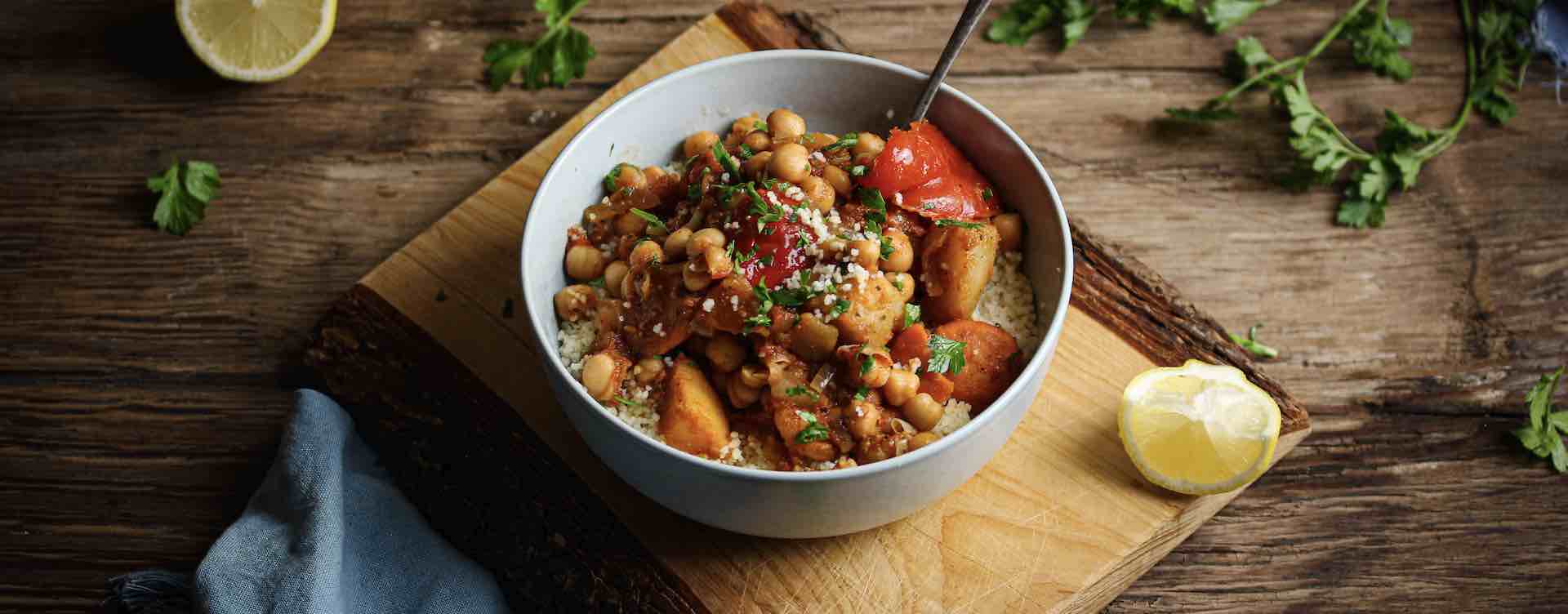 Moroccan Veg & Chickpea Tagine