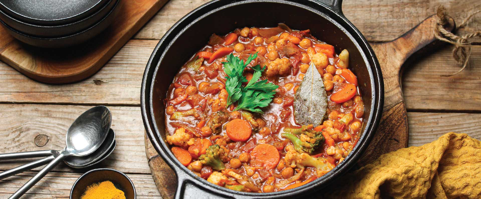 Vegetarian And Chickpea Stew