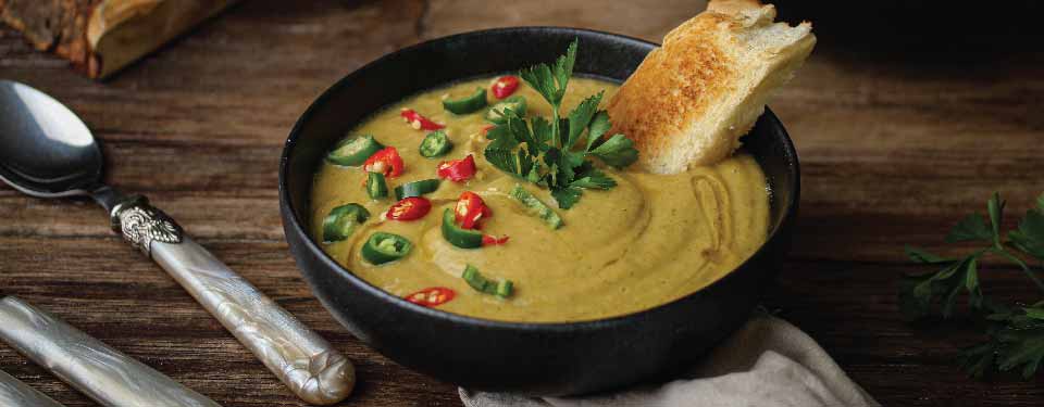 Garden Veg And Butter Bean Soup