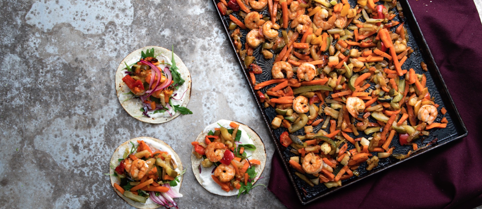 Prawn & Hawaiian Stir Fry Tacos