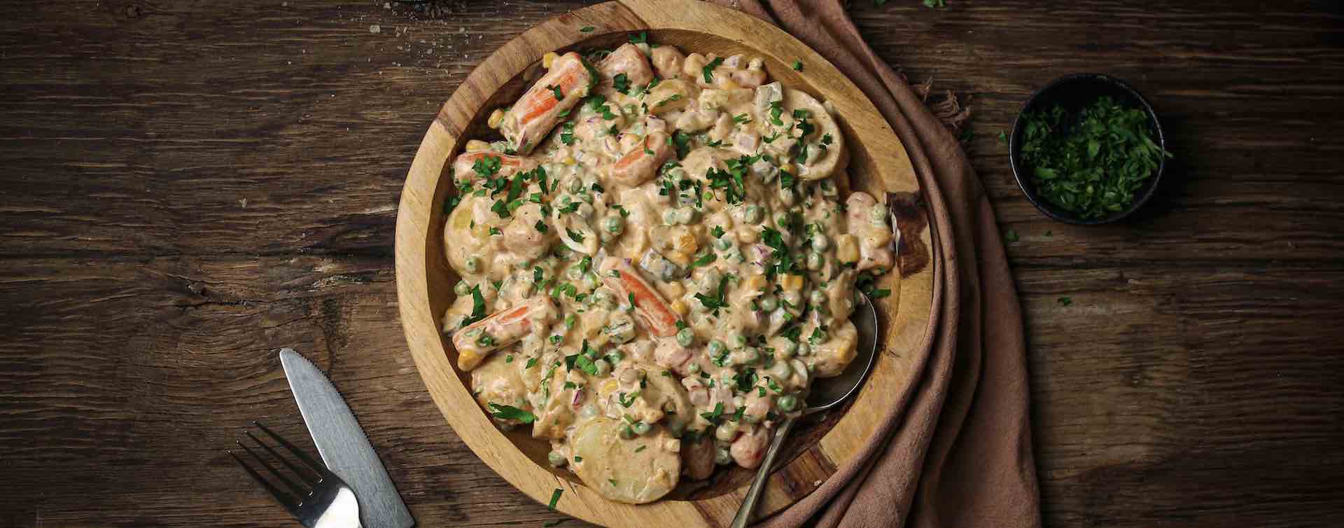 Potato & Mixed Veg Salad