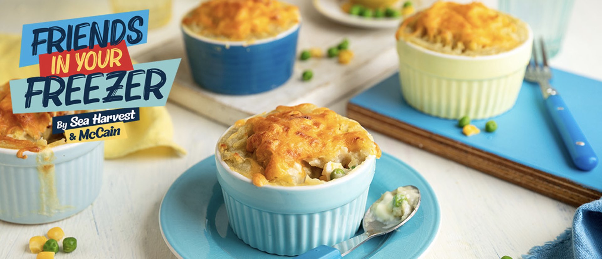 Mini Fish & 3 Veg Pies