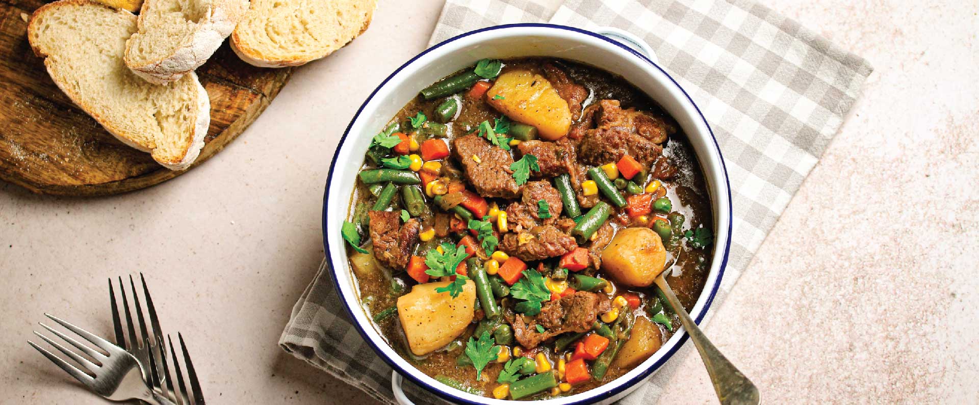 Beef Stew With McCain Green Beans
