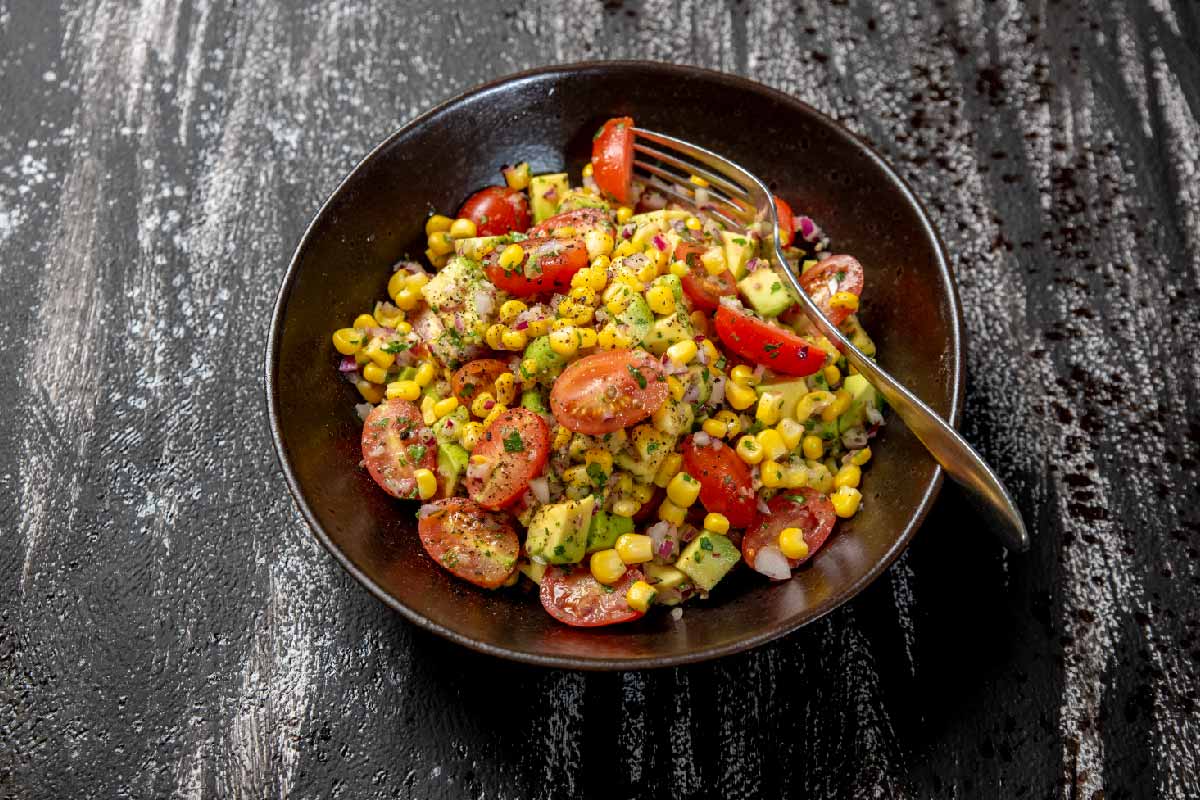 Sweet Corn and Avocado Salad