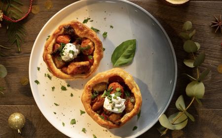 Festive Roast Veg Tartlets