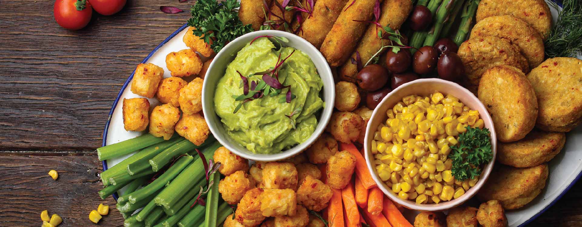 Vegetarian Meze Sharing Board